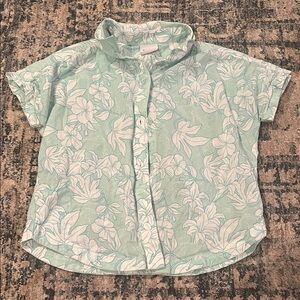 Floral women’s button down shirt